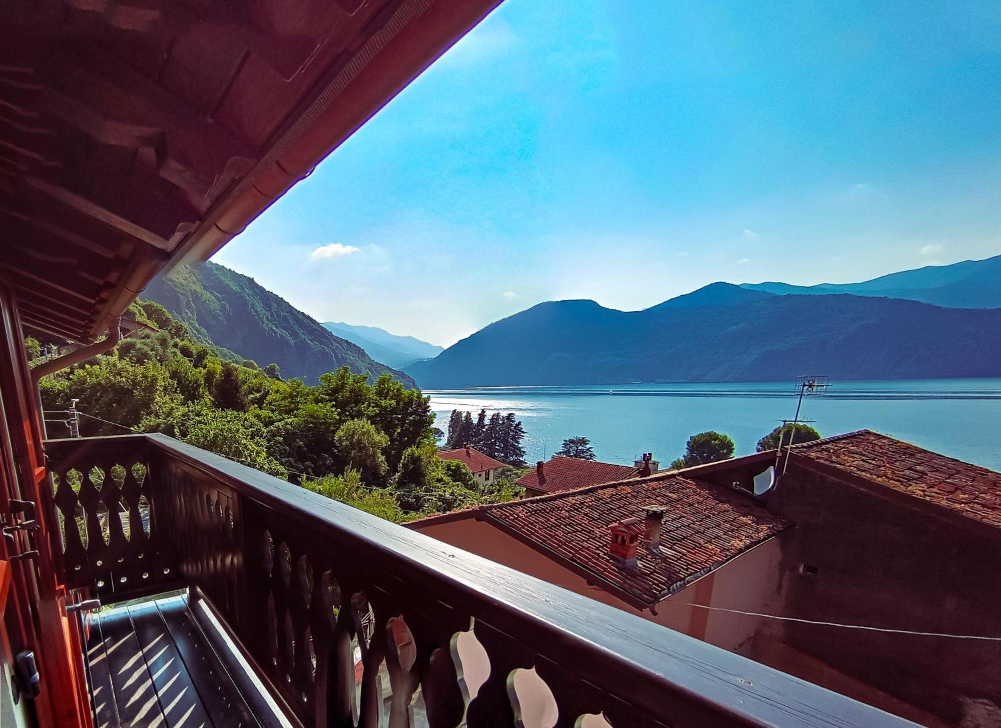 La Casa Sulla Roccia Pisogne Exterior foto