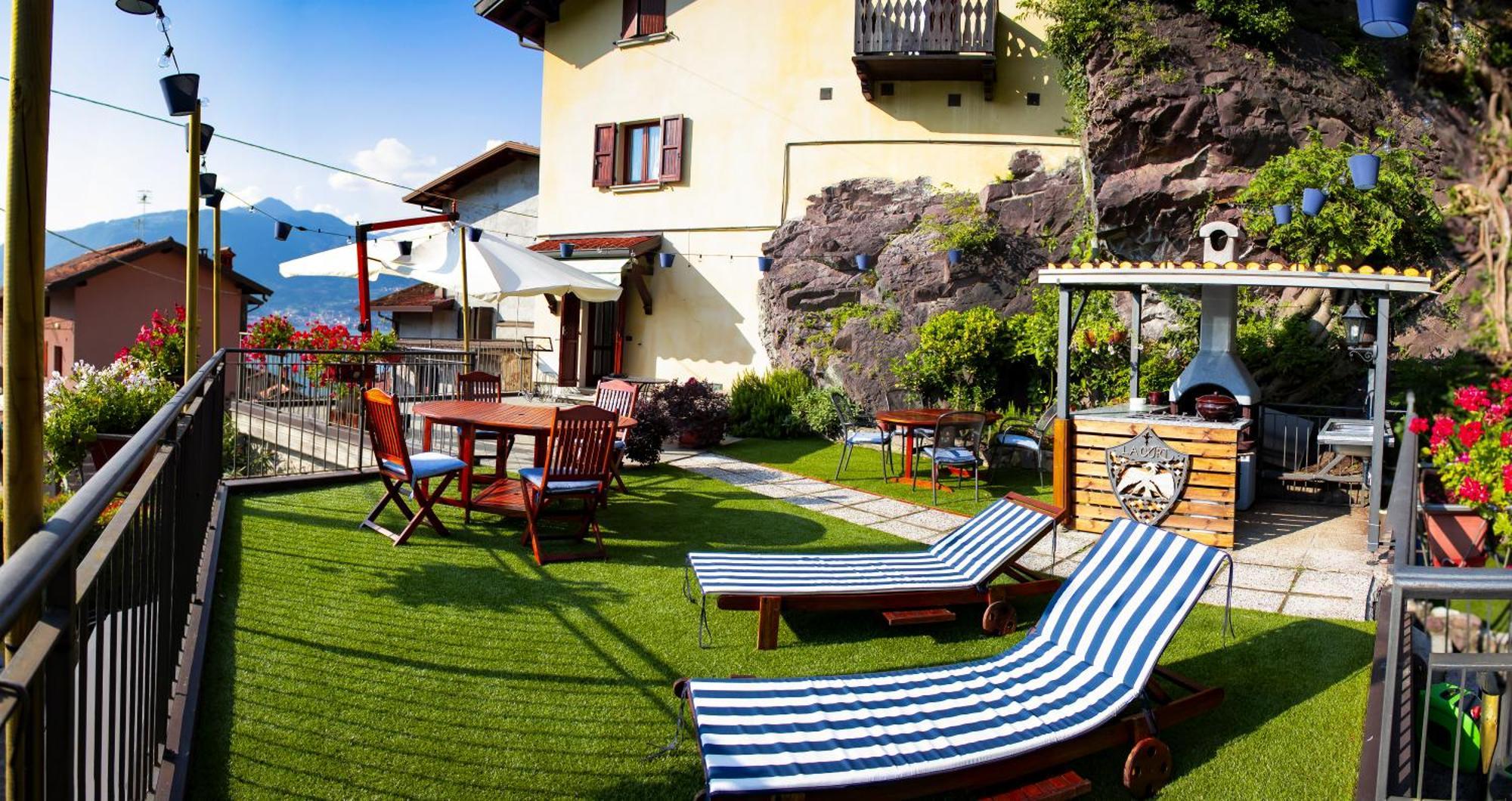 La Casa Sulla Roccia Pisogne Exterior foto